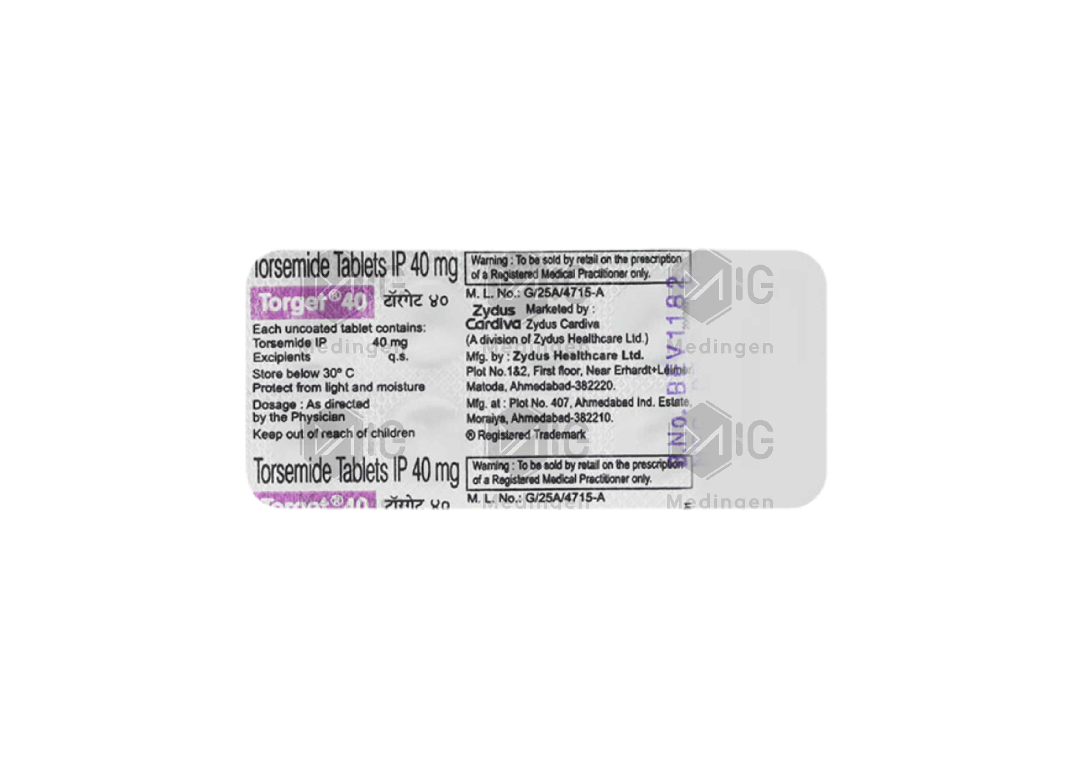 TORGET 40MG